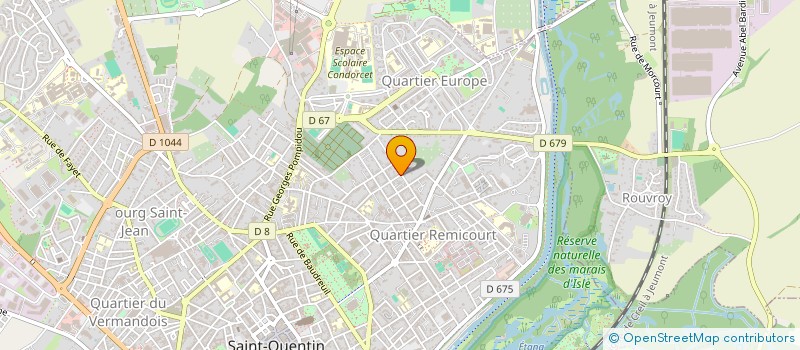 localisation de l'entreprise MONSIEUR PAUL CARON à SAINT-QUENTIN