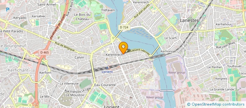localisation de l'entreprise MONSIEUR PAUL CARRE  LORIENT