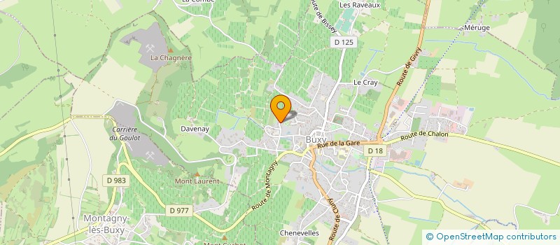 localisation de l'entreprise MONSIEUR PAUL CARTER  BUXY