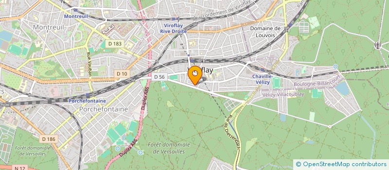 localisation de l'entreprise MONSIEUR PAUL CASANELLI D'ISTRIA  VIROFLAY