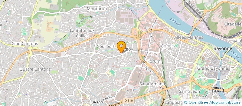 localisation de l'entreprise MONSIEUR PAUL CASARTELLI  ANGLET