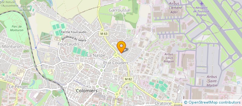localisation de l'entreprise MONSIEUR PAUL CATALA à COLOMIERS