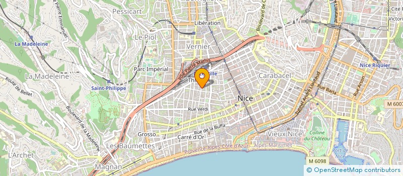 localisation de l'entreprise MONSIEUR PAUL CATINEAU à NICE