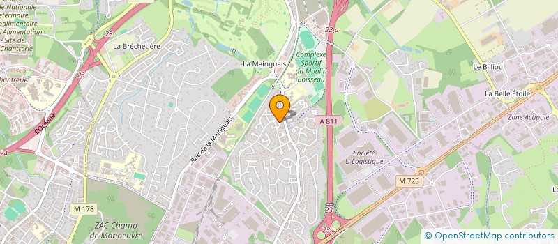 localisation de l'entreprise MONSIEUR PAUL CATTENOZ  CARQUEFOU