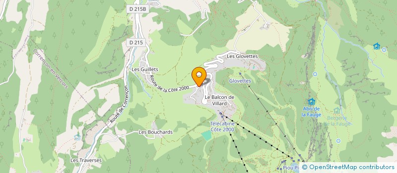 localisation de l'entreprise MONSIEUR PAUL CATTOZ  VILLARD-DE-LANS