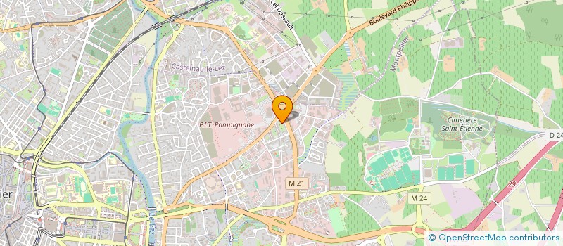localisation de l'entreprise MONSIEUR PAUL CAUGHEY à MONTPELLIER