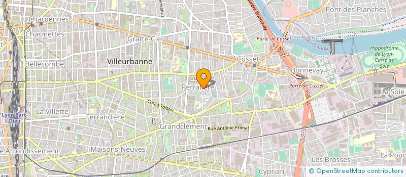 localisation de l'entreprise MONSIEUR PAUL CAUPIN  VILLEURBANNE