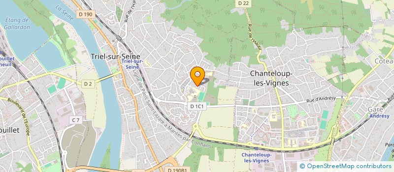 localisation de l'entreprise MONSIEUR PAUL CAYLA  TRIEL-SUR-SEINE