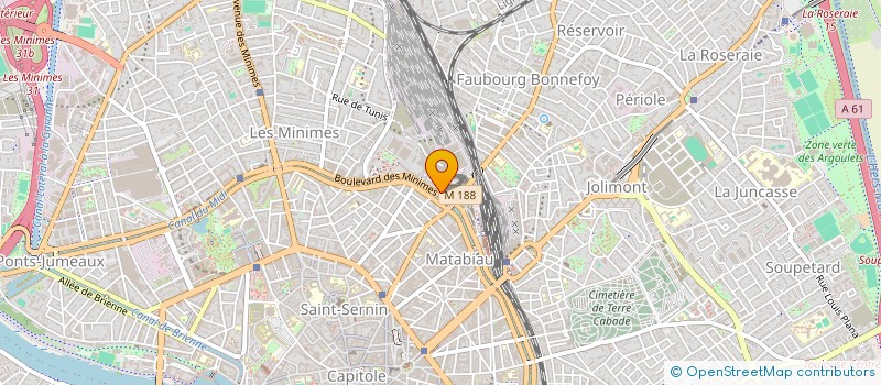 localisation de l'entreprise MONSIEUR PAUL CAZALBOU à TOULOUSE