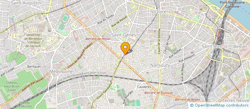 localisation de l'entreprise MONSIEUR PAUL CAZAUBON à BORDEAUX