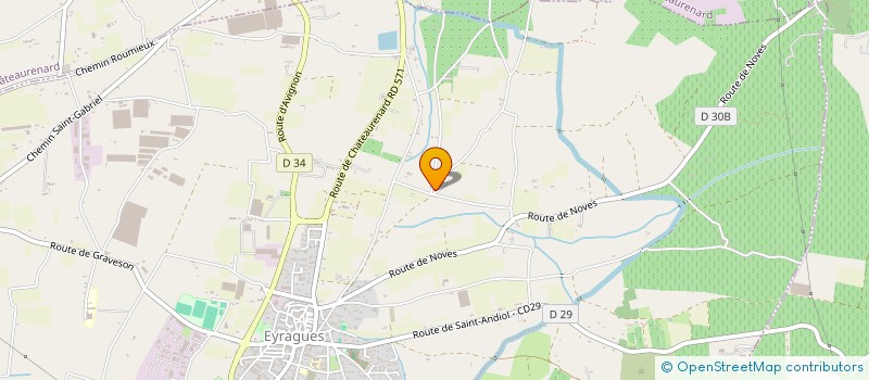 localisation de l'entreprise MONSIEUR PAUL CAZZARA  EYRAGUES