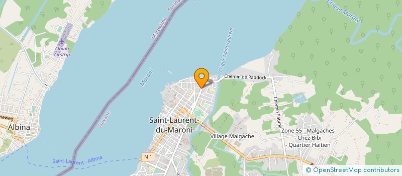 localisation de l'entreprise MONSIEUR PAUL CEBE à SAINT-LAURENT-DU-MARONI