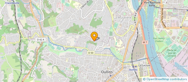 localisation de l'entreprise MONSIEUR PAUL CECCALDI  OULLINS-PIERRE-BENITE