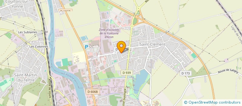 localisation de l'entreprise MONSIEUR PAUL CEGRETIN  SAINT-CLEMENT