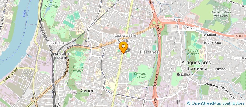 localisation de l'entreprise MONSIEUR PAUL CESSO  CENON