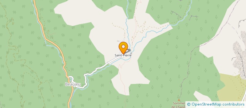 localisation de l'entreprise MONSIEUR PAUL CHAILLAN  BEAUJEU