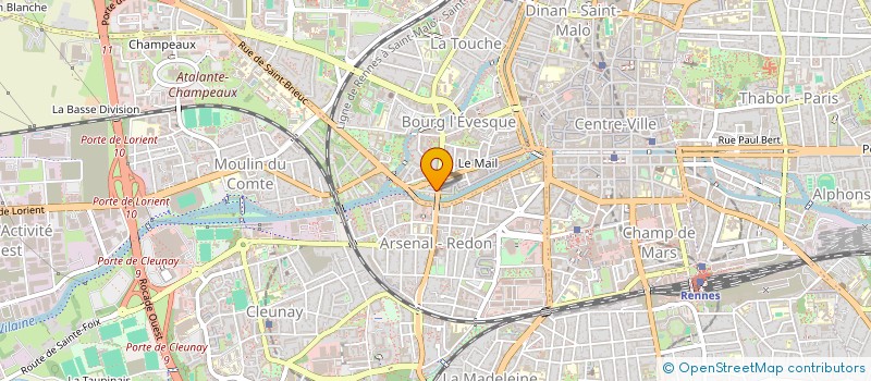 localisation de l'entreprise MONSIEUR PAUL CHAMBELIN  RENNES