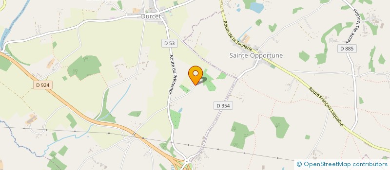 localisation de l'entreprise MONSIEUR PAUL CHANU à DURCET