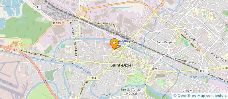 localisation de l'entreprise MONSIEUR PAUL CHARBOGNE à SAINT-DIZIER