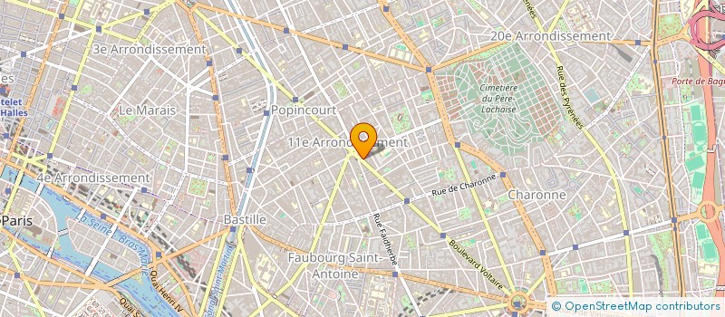 localisation de l'entreprise MONSIEUR PAUL CHARBONNIER  PARIS