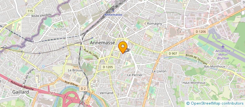 localisation de l'entreprise MONSIEUR PAUL CHAREILLE à ANNEMASSE