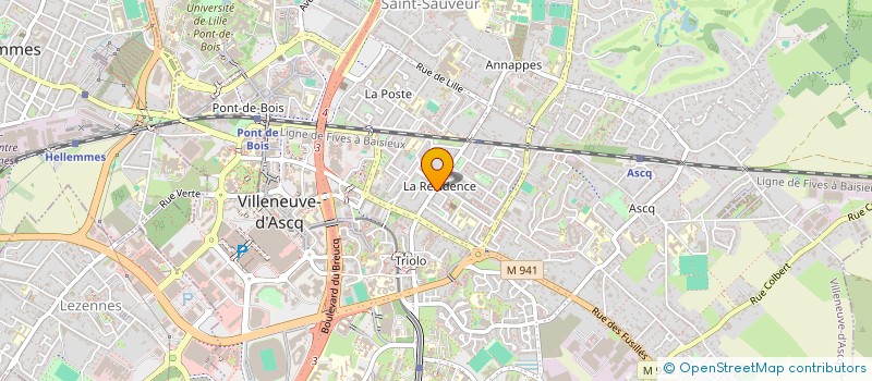 localisation de l'entreprise MONSIEUR PAUL CHARLEY  VILLENEUVE-D'ASCQ