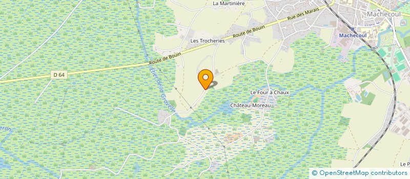 localisation de l'entreprise MONSIEUR PAUL CHARRIAU  LES AVANCHERS-VALMOREL