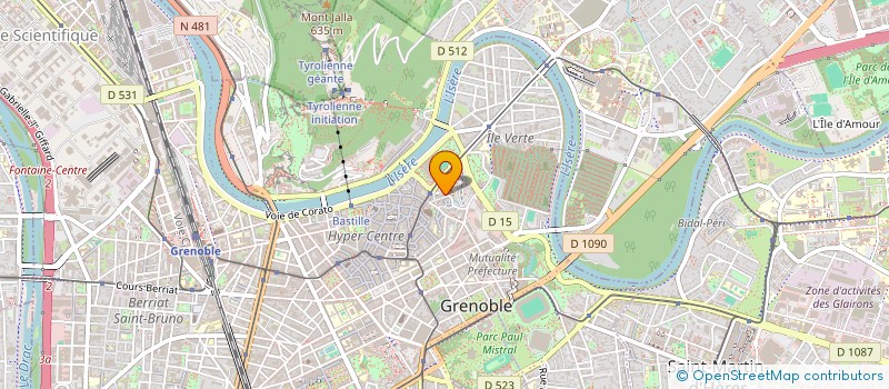 localisation de l'entreprise MONSIEUR PAUL CHAUMONT à GRENOBLE