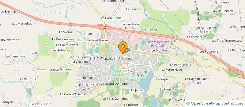 localisation de l'entreprise MONSIEUR PAUL CHAUVEL à SAINT-GILLES