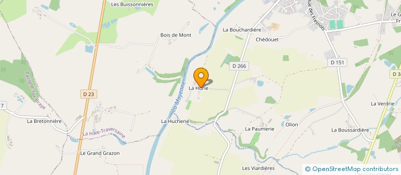 localisation de l'entreprise MONSIEUR PAUL CHEMIN à SAINT-FRAIMBAULT-DE-PRIERES