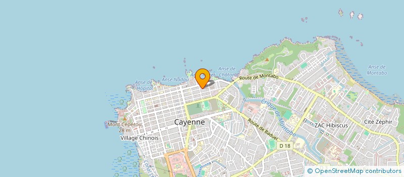 localisation de l'entreprise MONSIEUR PAUL CHEN KUO CHANG  CAYENNE