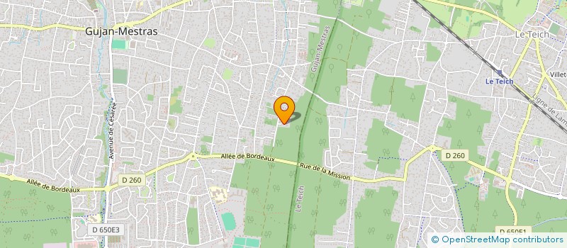 localisation de l'entreprise MONSIEUR PAUL CHENON  GUJAN-MESTRAS