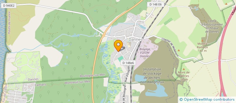 localisation de l'entreprise MONSIEUR PAUL CHERDON  DANNES