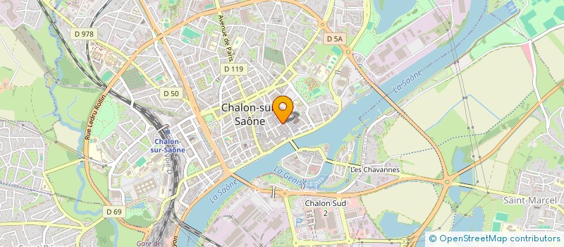 localisation de l'entreprise MONSIEUR PAUL CHERON  CHALON-SUR-SAONE