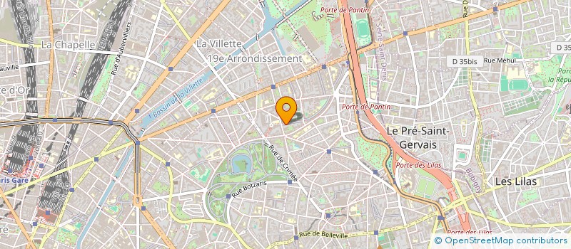 localisation de l'entreprise MONSIEUR PAUL CHESTIER  PARIS