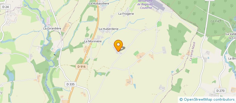 localisation de l'entreprise MONSIEUR PAUL CHEVALIER à LA FERTE MACE