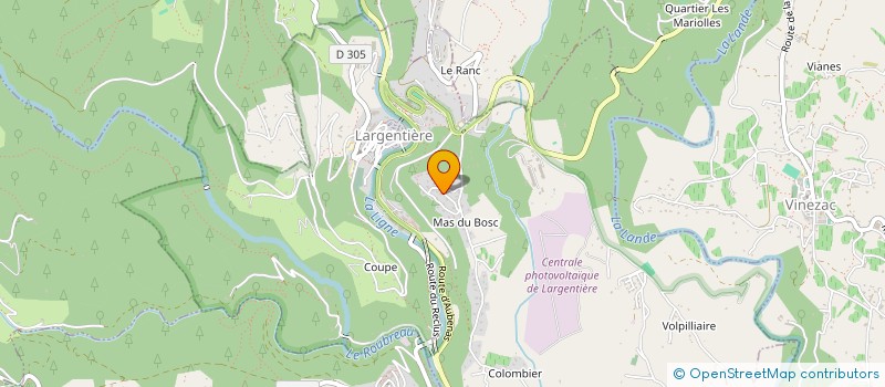 localisation de l'entreprise MONSIEUR PAUL CHEVALIER  CHASSIERS