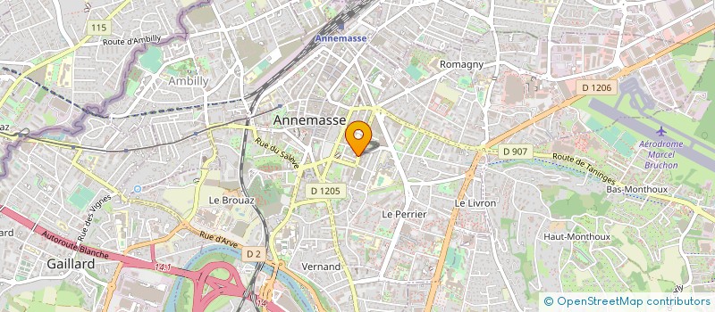 localisation de l'entreprise MONSIEUR PAUL CHEVRIER à ANNEMASSE