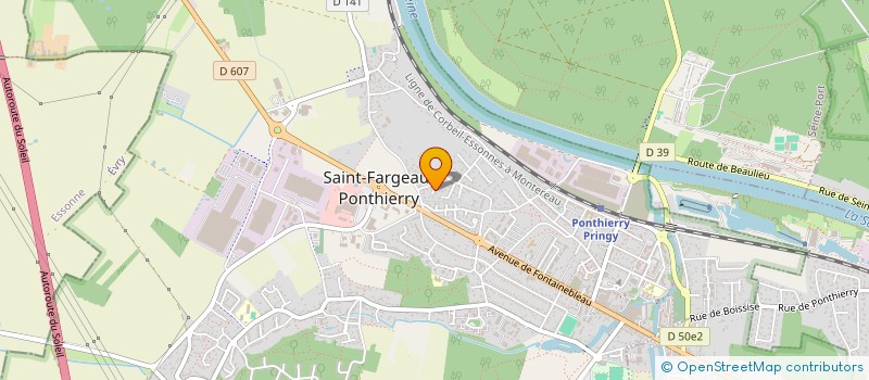 localisation de l'entreprise MONSIEUR PAUL CHIARONI  SAINT-FARGEAU-PONTHIERRY