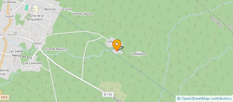 localisation de l'entreprise MONSIEUR PAUL CHOLLET  BELIN-BELIET