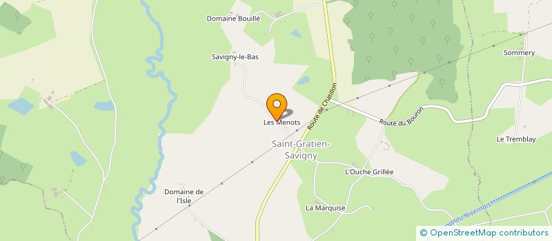 localisation de l'entreprise MONSIEUR PAUL CHOPIN  SAINT-GRATIEN-SAVIGNY