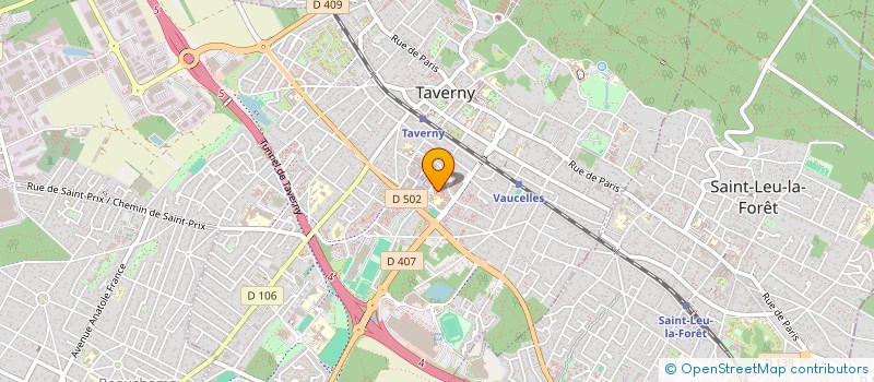 localisation de l'entreprise MONSIEUR PAUL CHUKWU  TAVERNY