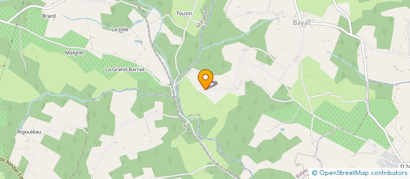 localisation de l'entreprise MONSIEUR PAUL CHUSTRAC  BAYAS