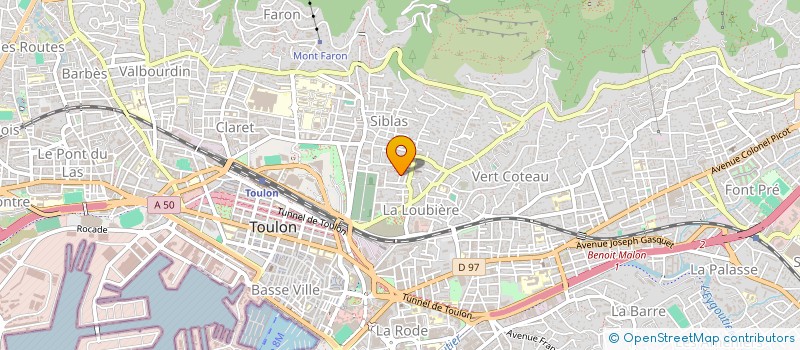 localisation de l'entreprise MONSIEUR PAUL CIAVATTI  TOULON