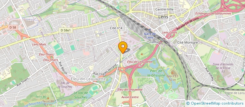 localisation de l'entreprise MONSIEUR PAUL CIESLAR  LENS