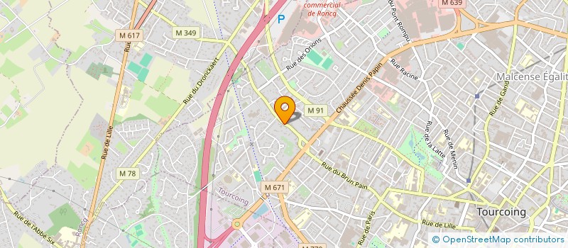 localisation de l'entreprise MONSIEUR PAUL CIROLDI  TOURCOING