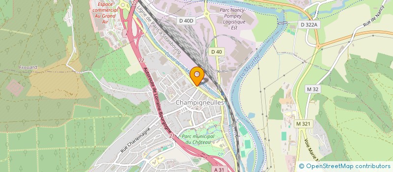 localisation de l'entreprise MONSIEUR PAUL CLAIR  CHAMPIGNEULLES