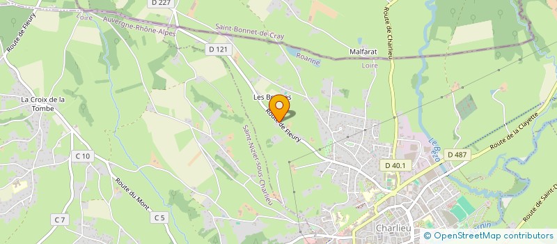 localisation de l'entreprise MONSIEUR PAUL CLAIRET  CHARLIEU