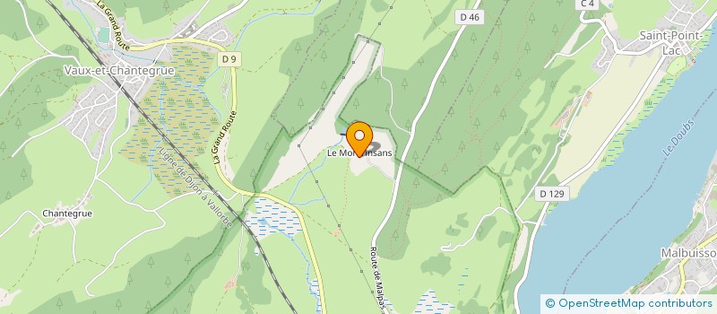 localisation de l'entreprise MONSIEUR PAUL CLAUDET  LA PLANEE