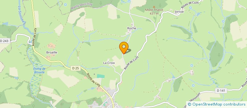 localisation de l'entreprise MONSIEUR PAUL CLAVIE  ISSY-L'EVEQUE